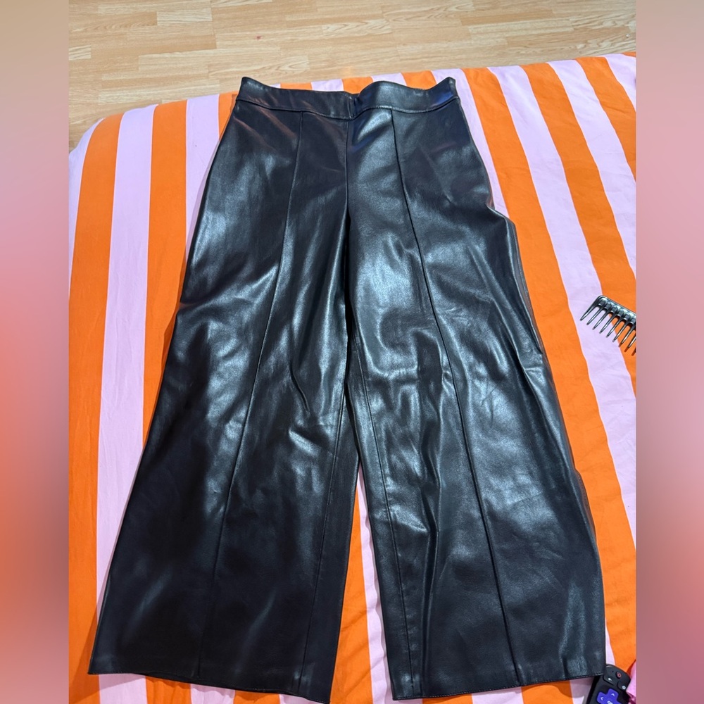 Zara leather pants